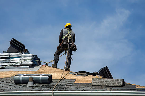 Professional Roofing technician working in Somerdale, NJ